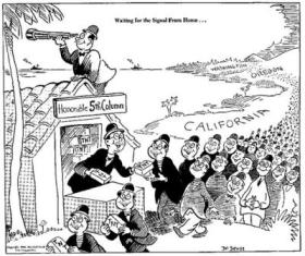 Racist Dr. Seuss cartoon depicting the Japanese-American "fifth column."
